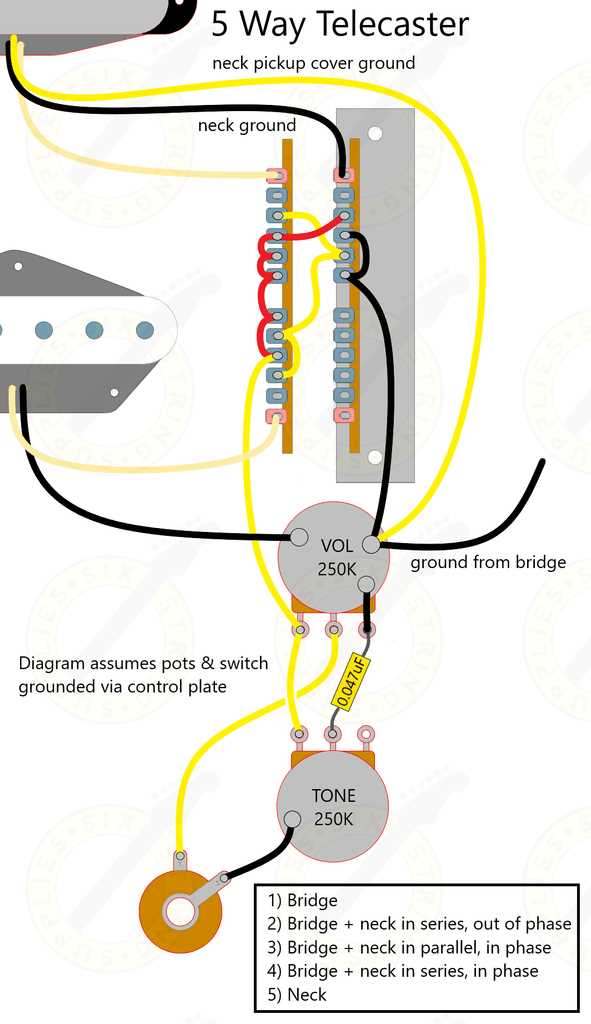 5 way switch wiring diagram