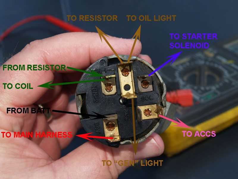 5 pole ignition switch wiring diagram