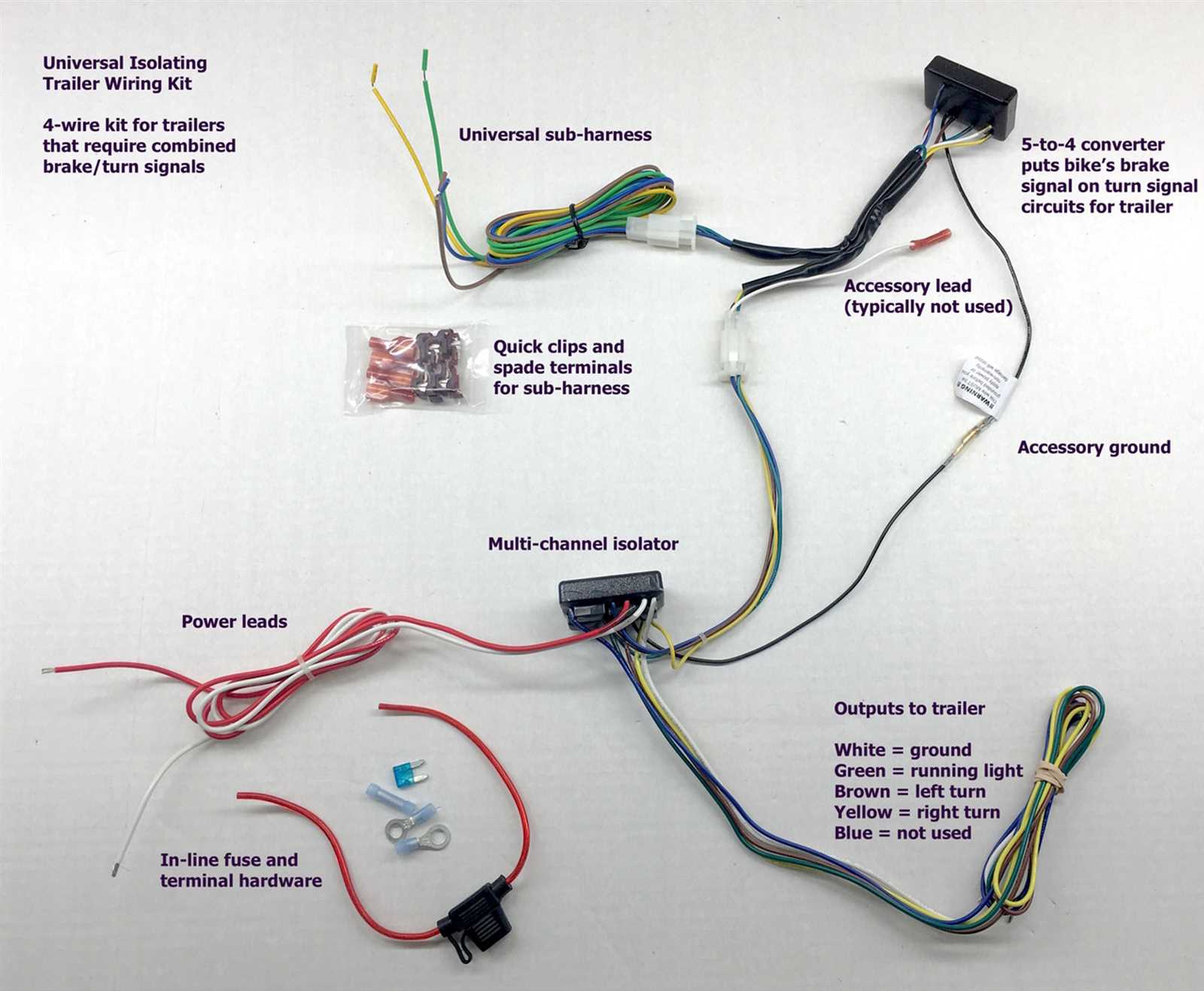 5 wire to 4 wire trailer wiring diagram