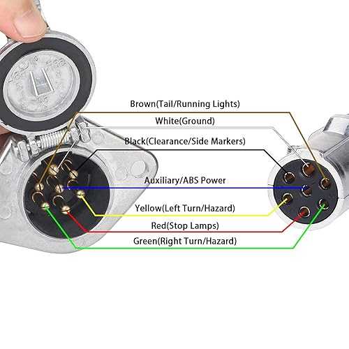 6 pin trailer connector wiring diagram