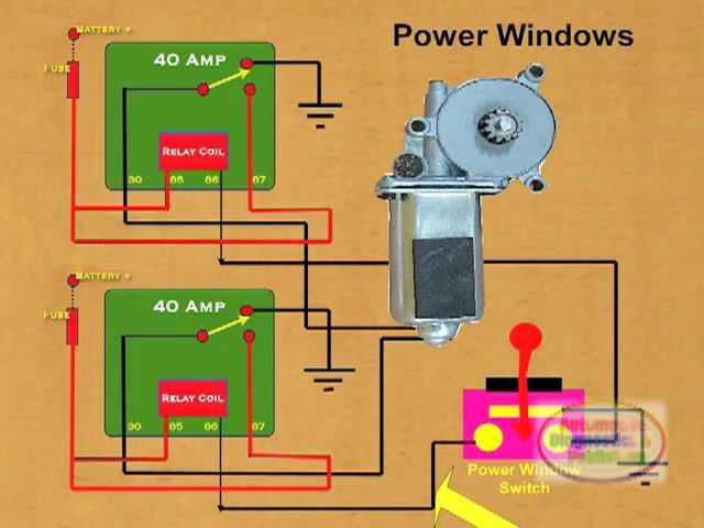 6 pin window switch wiring diagram