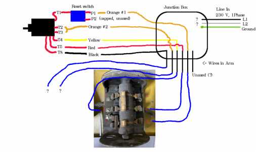 6 lead single phase motor wiring diagram with capacitor