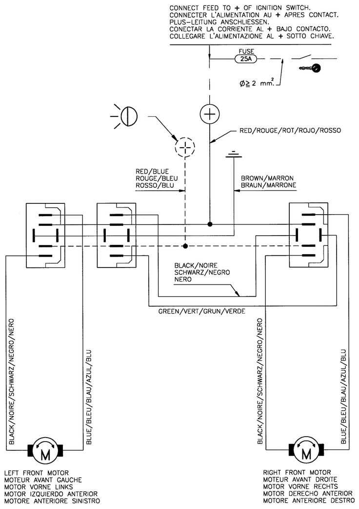 6 pin window switch wiring diagram