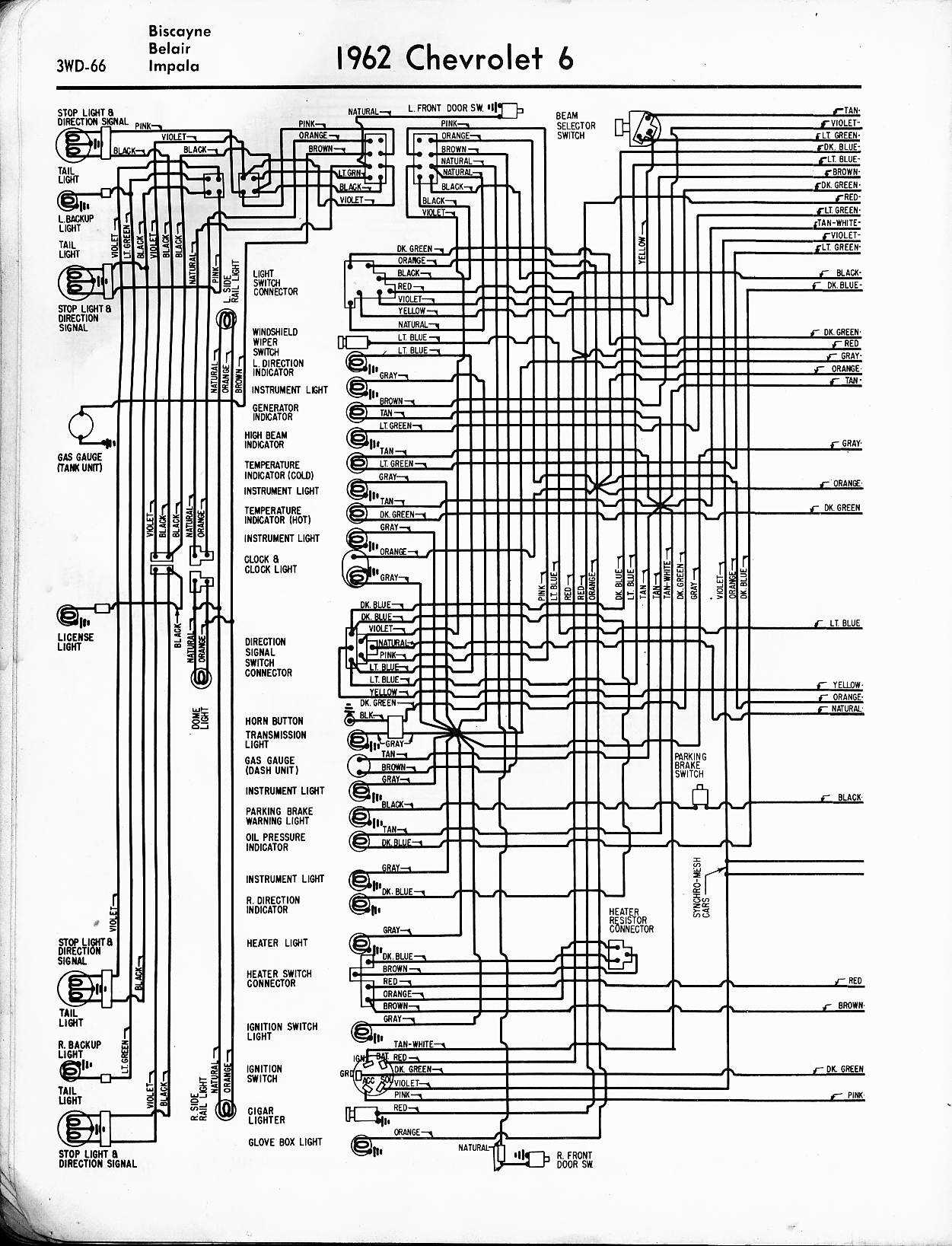 62 impala wiring diagram