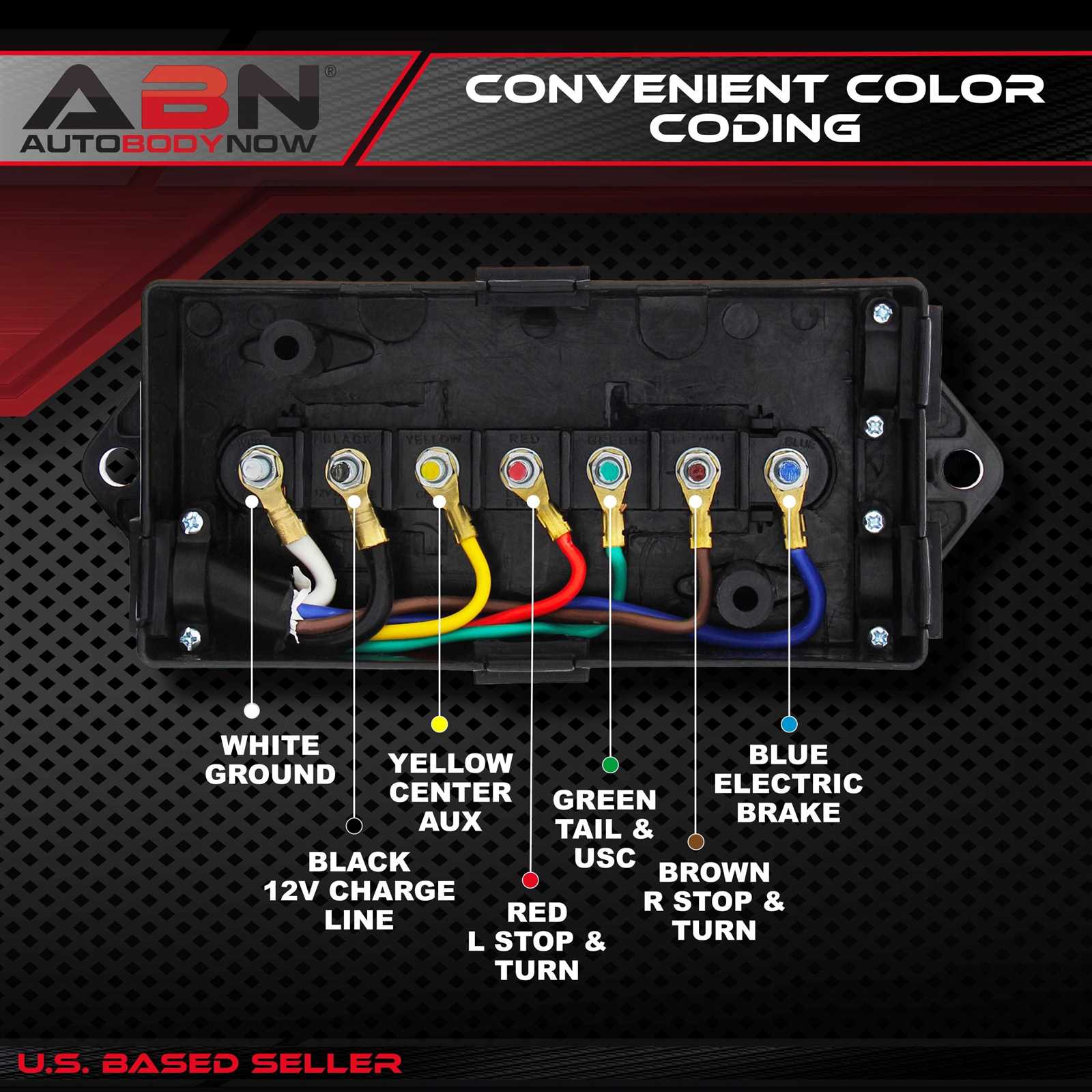 7 way trailer junction box wiring diagram