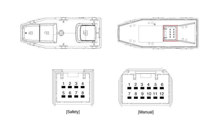 8 pin power window switch wiring diagram