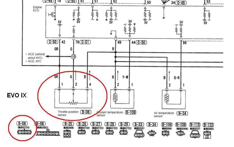 8 pin throttle position sensor wiring diagram