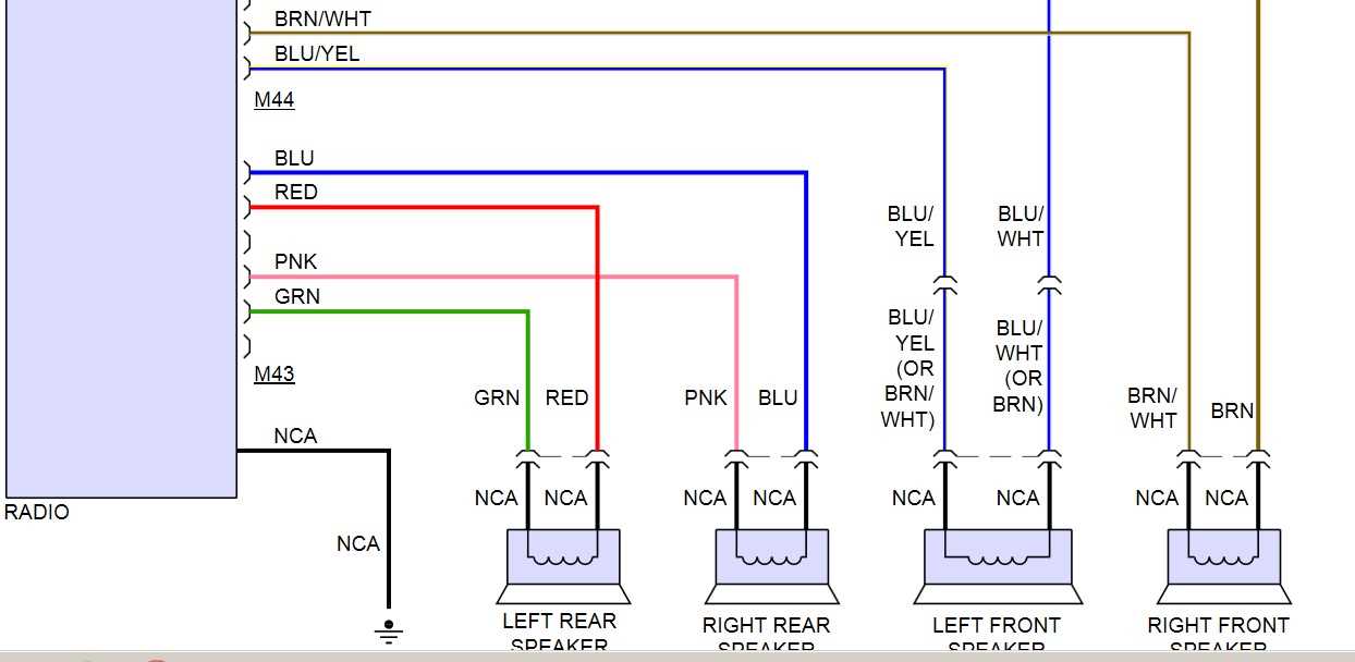 94 ford ranger radio wiring diagram