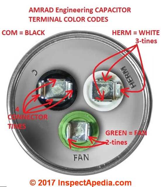 ac dual capacitor wiring diagram