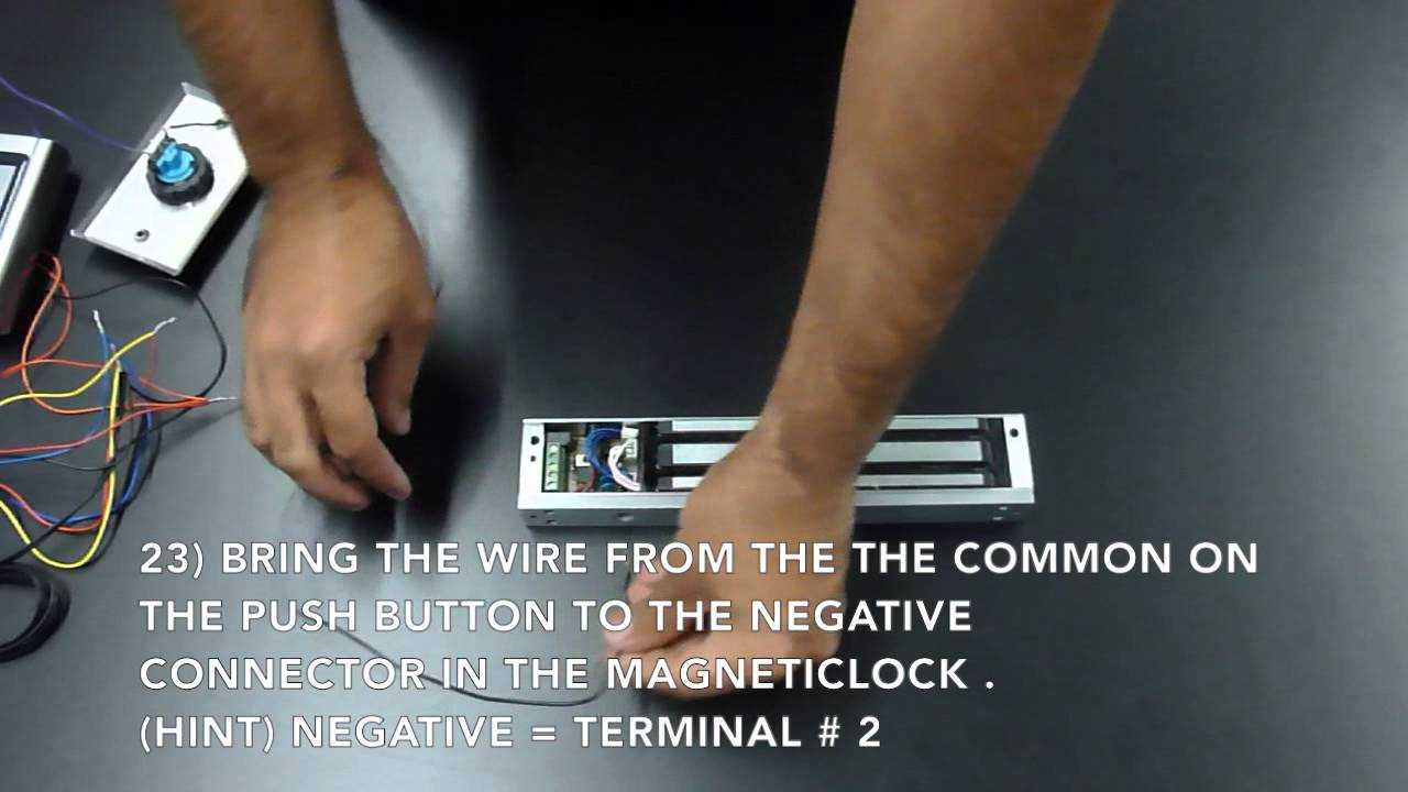 access control magnetic door lock wiring diagram