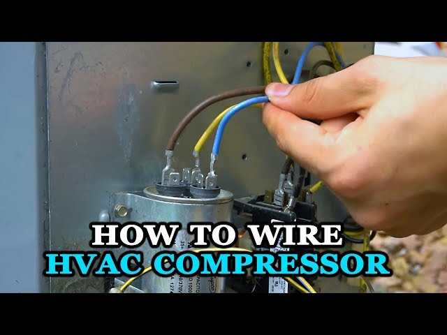 air conditioner compressor capacitor wiring diagram