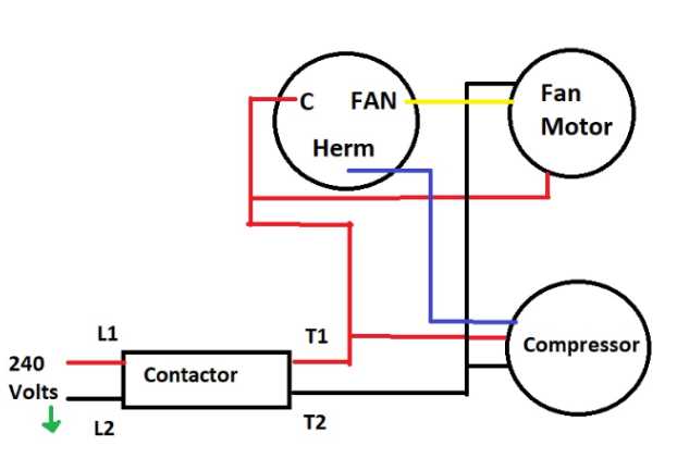 air conditioner diagram wiring