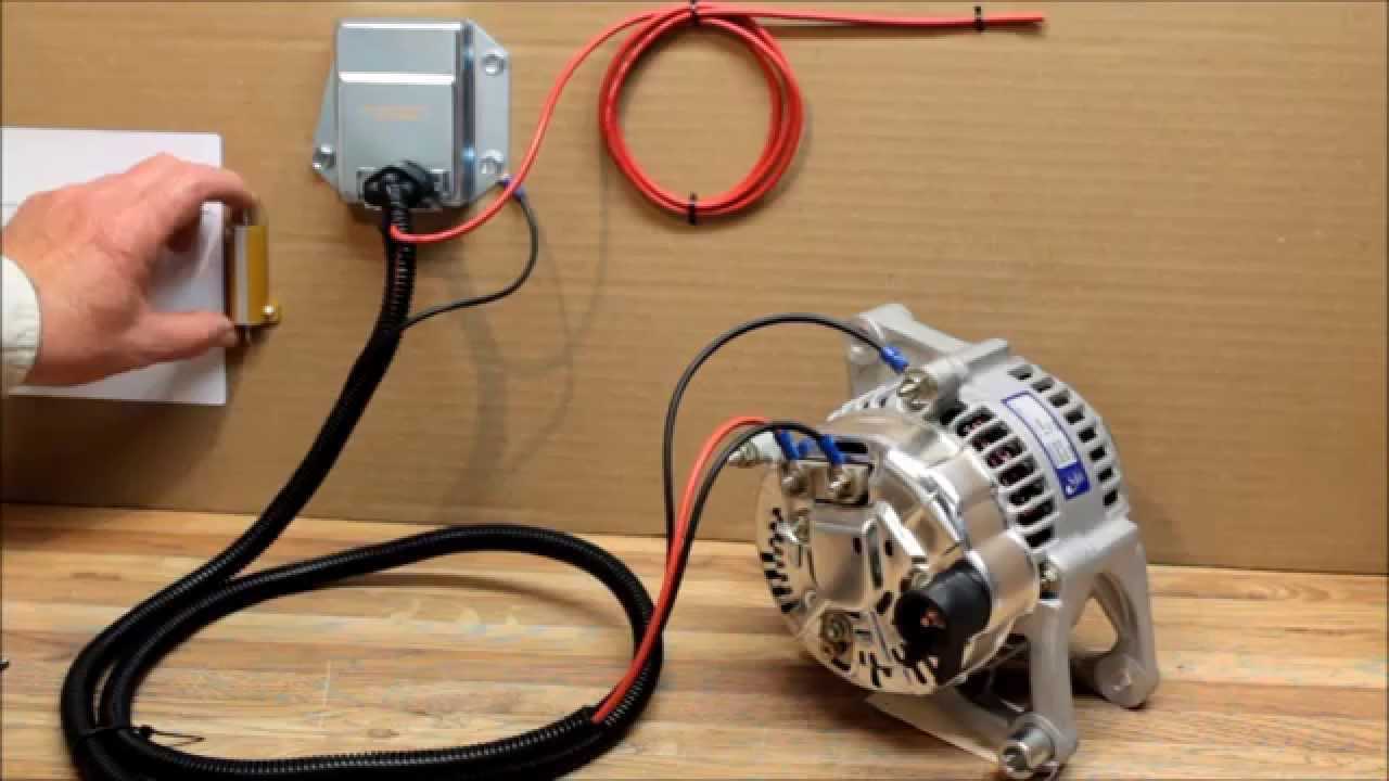 alternator external voltage regulator wiring diagram