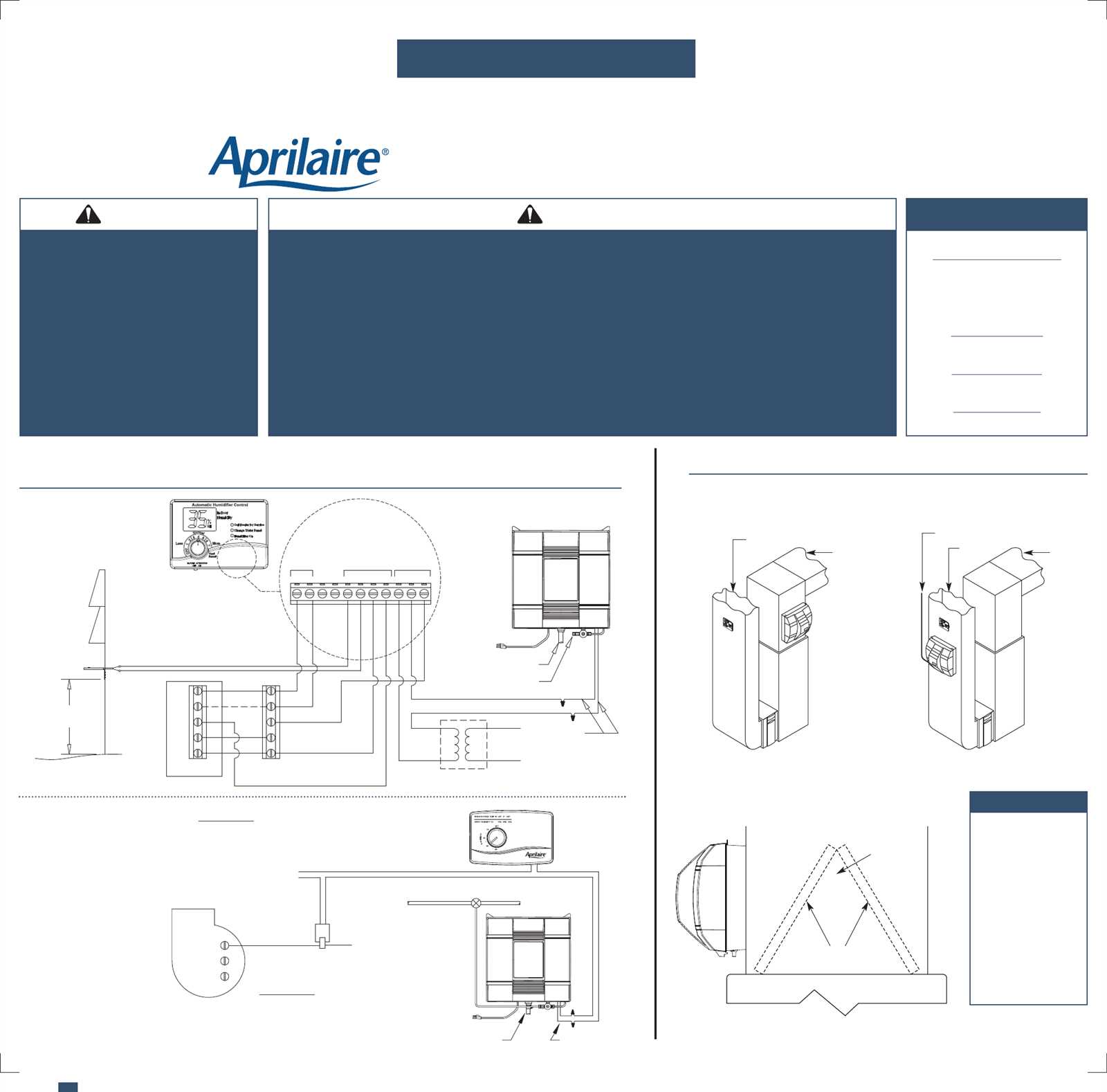 aprilaire 700 humidifier wiring diagram