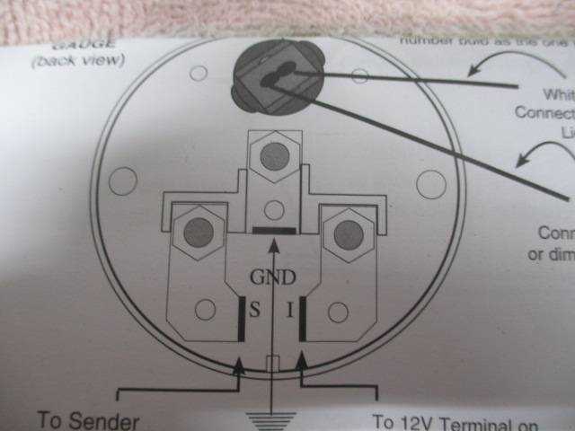 autometer gas gauge wiring diagram