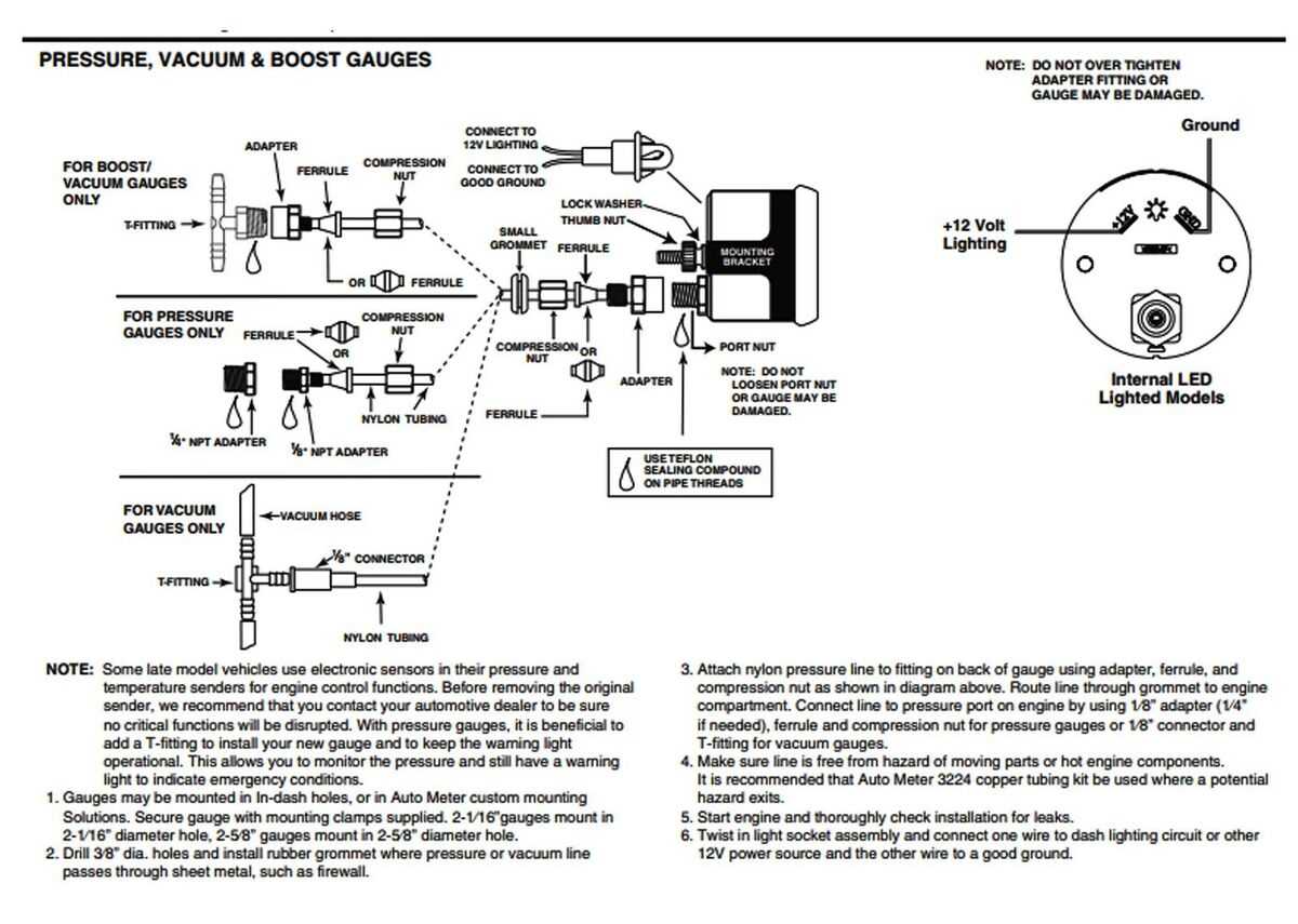 autometer gauge wiring diagram