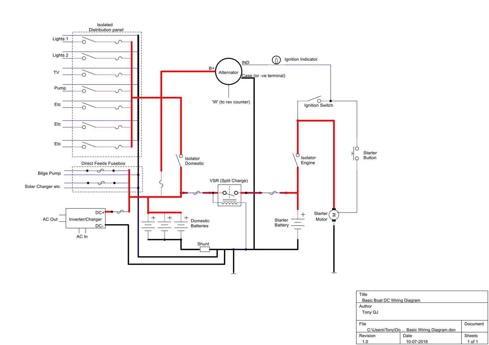 boat amplifier wiring diagram