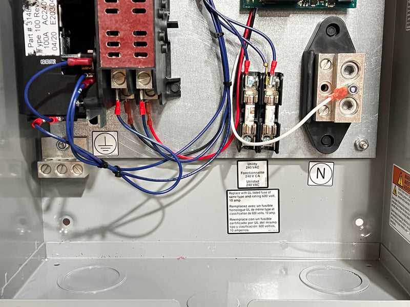 briggs and stratton transfer switch wiring diagram