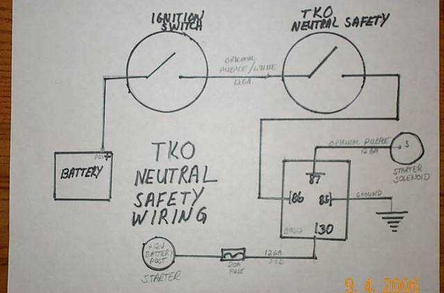 bypass gm neutral safety switch wiring diagram