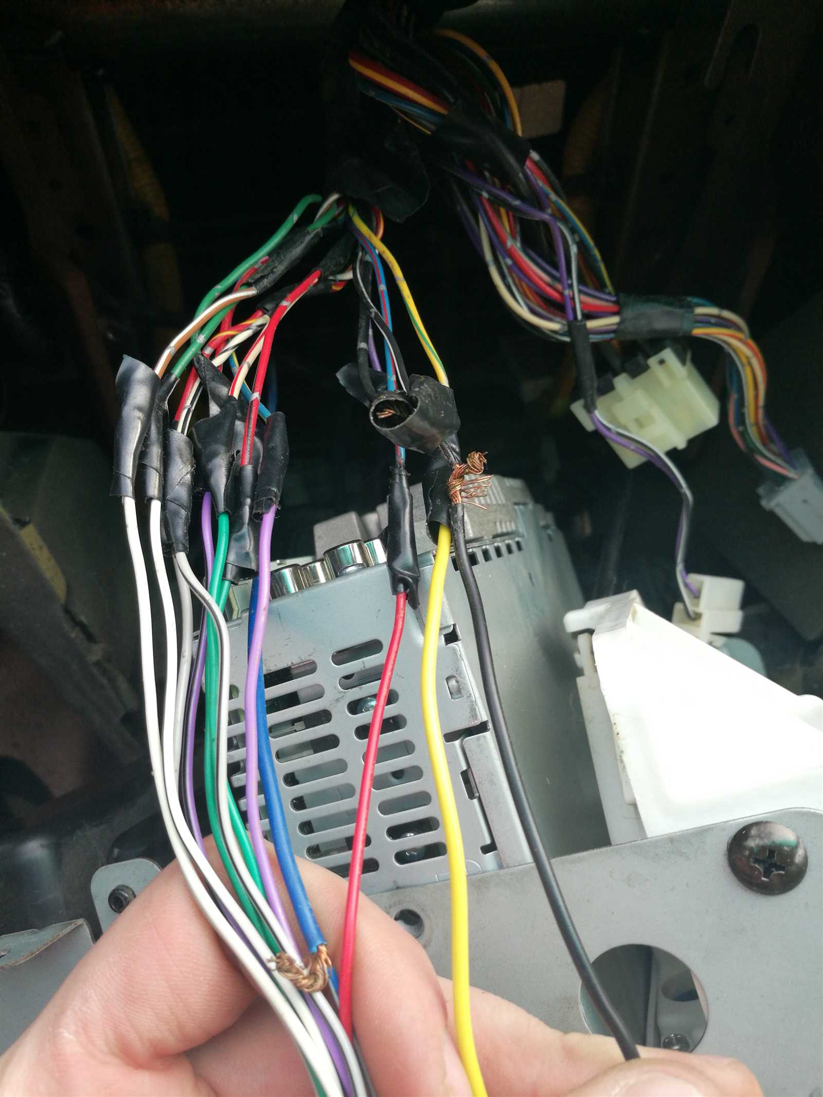 car stereo wiring harness diagram