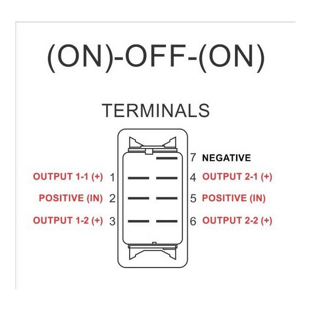 carling switch wiring diagram 6 pin