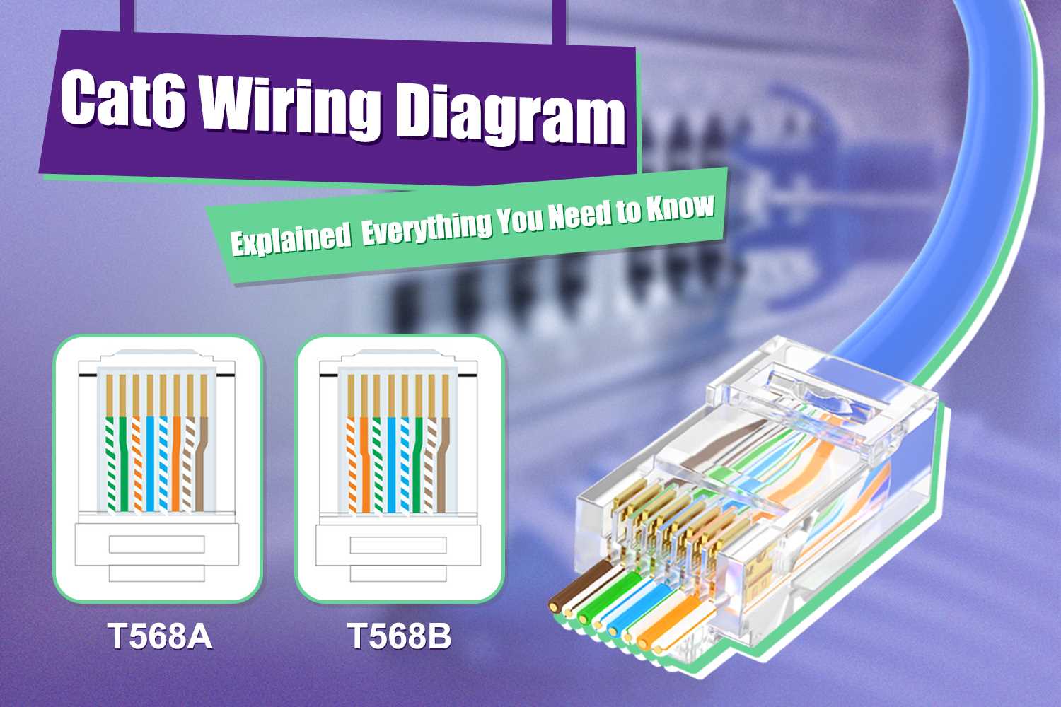 cat6 wiring diagram a or b