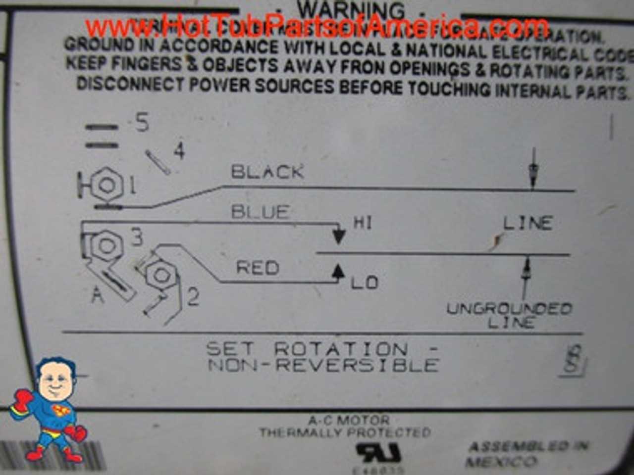 century ac motor wiring diagram 115 230 volts