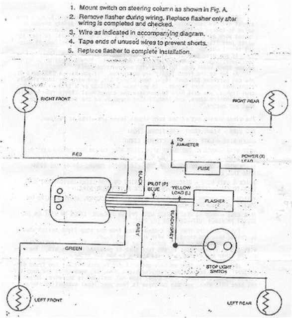 chevrolet turn signal wiring diagram