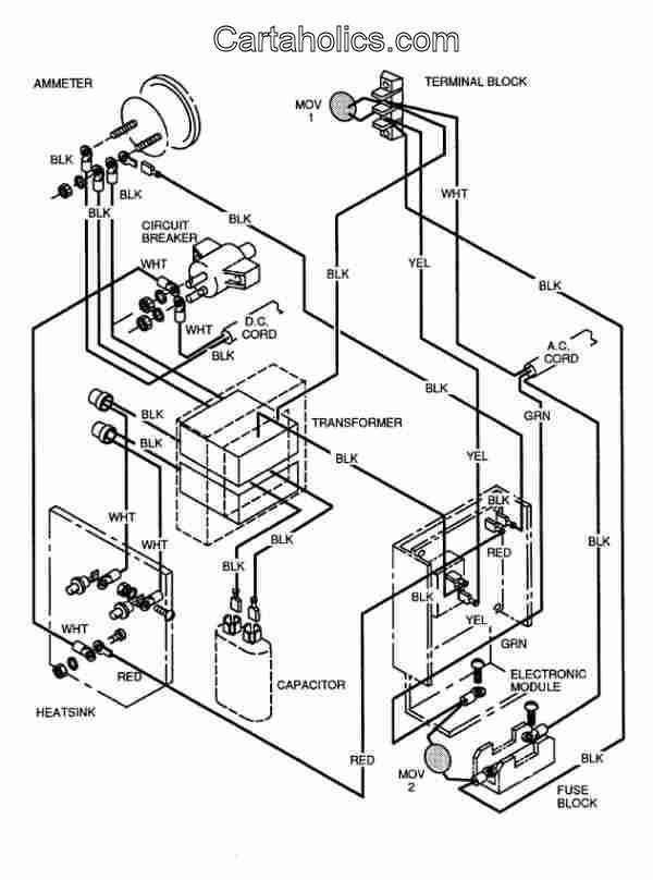 club car charger wiring diagram