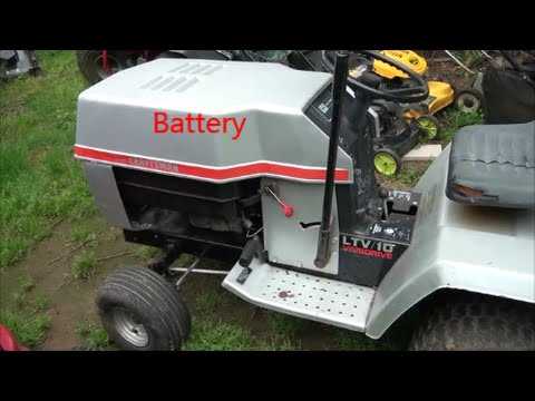 craftsman wiring diagram riding lawn mower