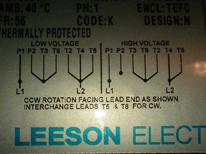 dayton electric motor wiring diagram