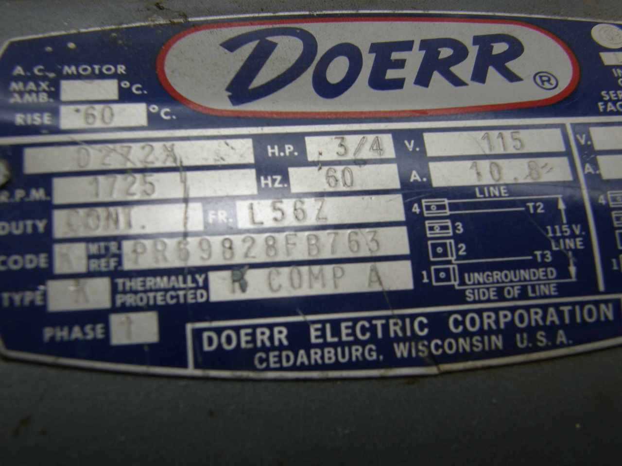 doerr electric motor lr22132 wiring diagram