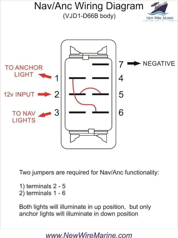 double rocker switch wiring diagram