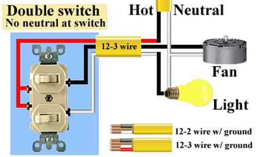 dual pole switch wiring diagram