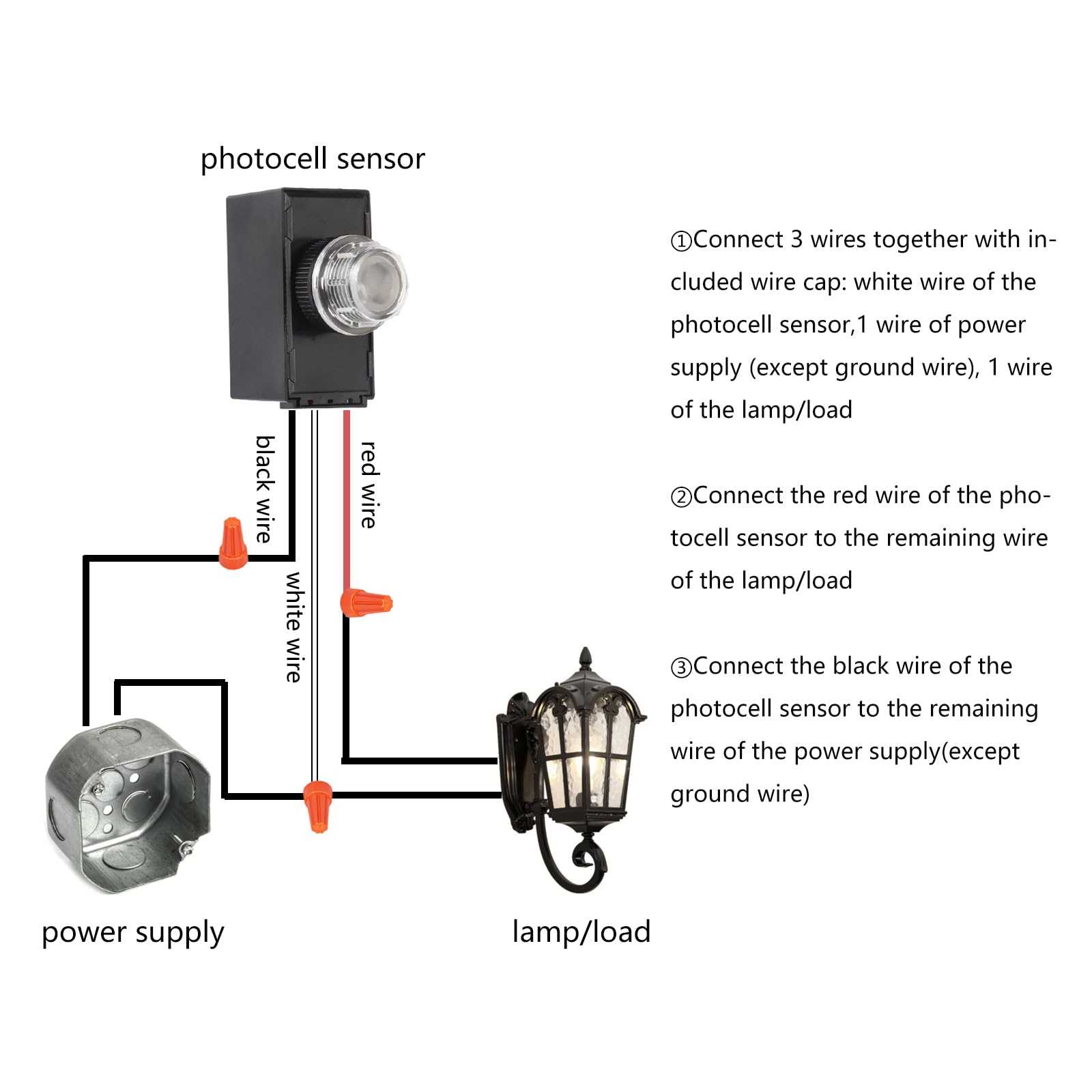 dusk to dawn light wiring diagram