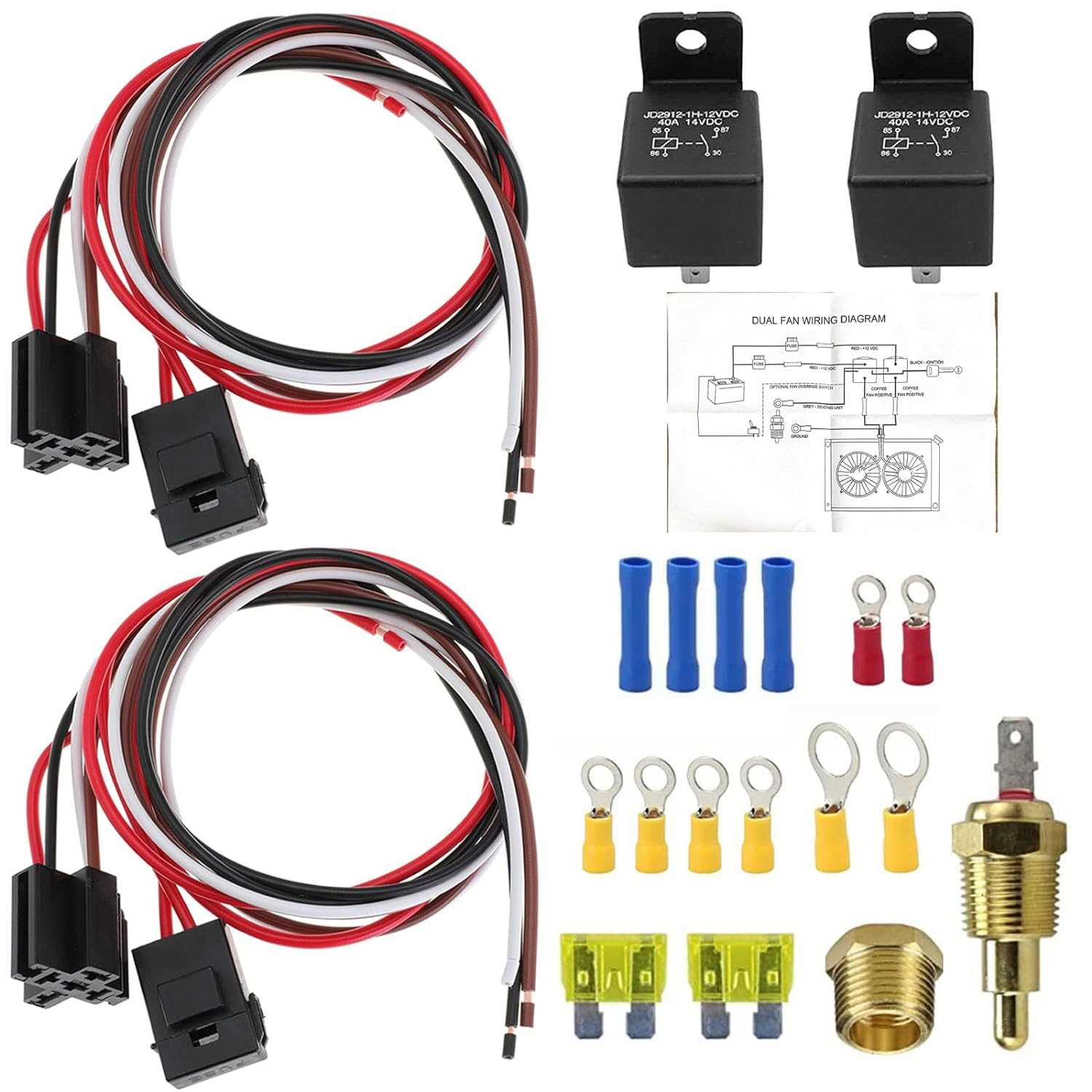 electric car fan wiring diagram