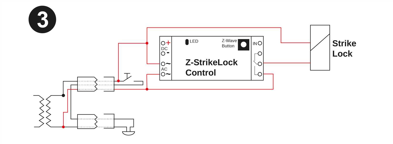 electric strike lock wiring diagram