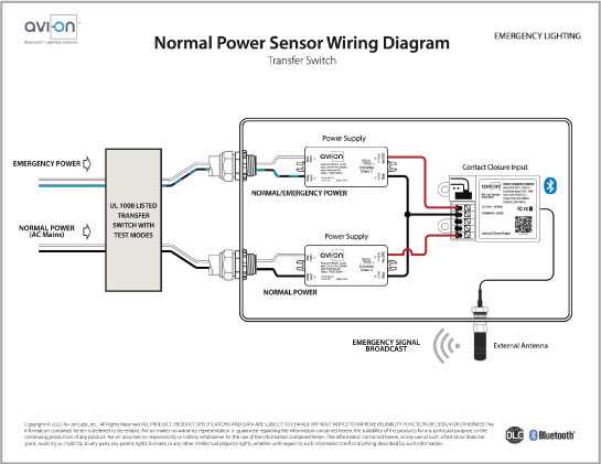 emergency light wiring diagram