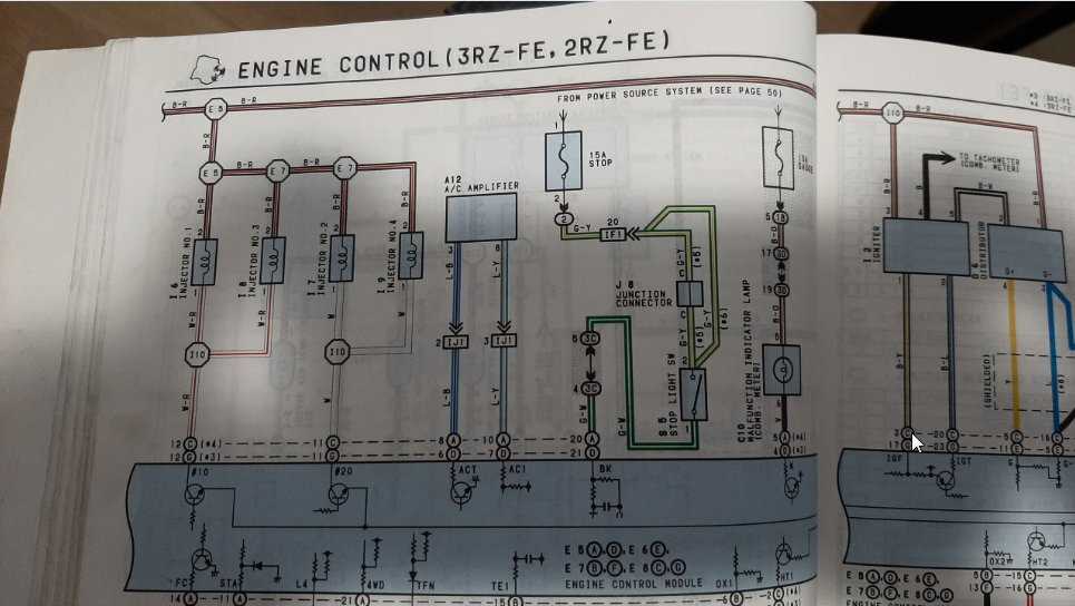 engine fuel injector wiring diagram