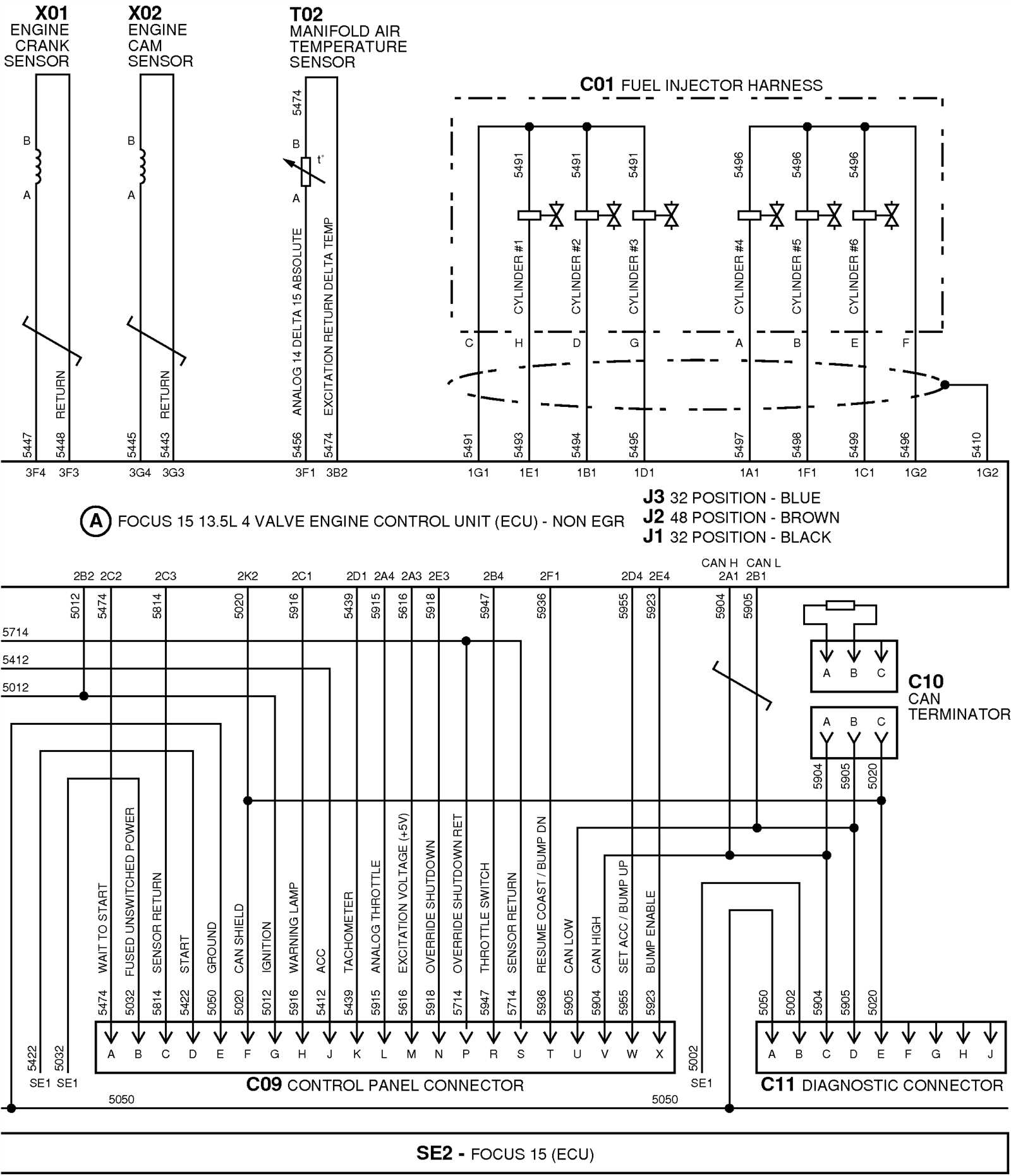 engine fuel injector wiring diagram