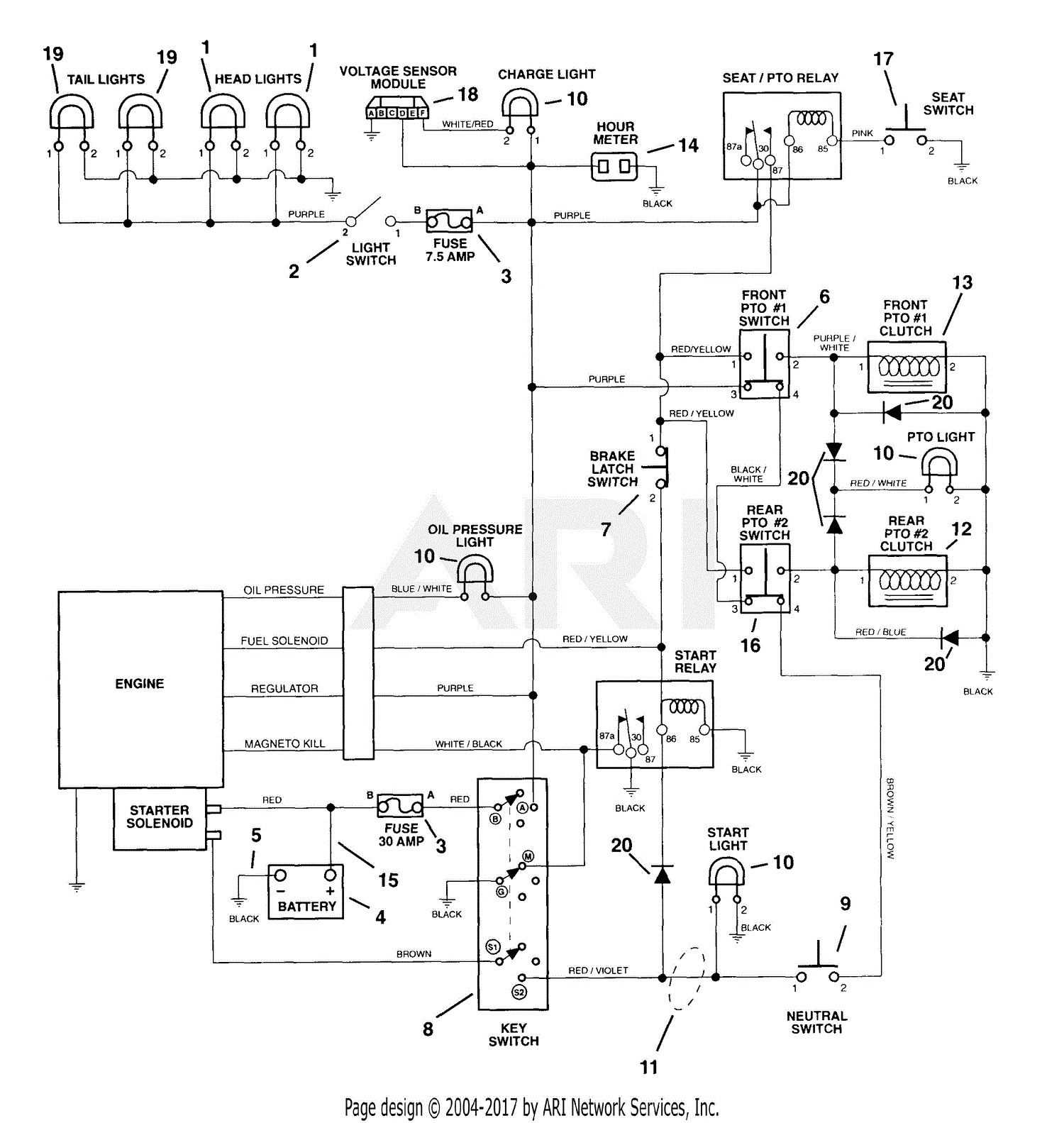 exmark lazer z ignition switch wiring diagram