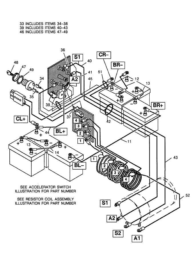 ezgo 48 volt wiring diagram