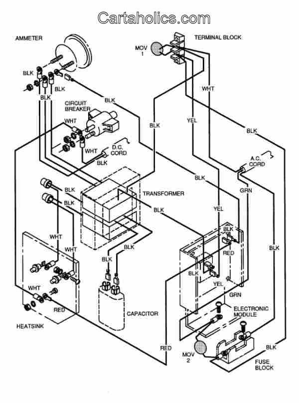 ezgo txt charging port wiring diagram