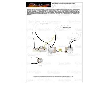 fender telecaster wiring diagrams