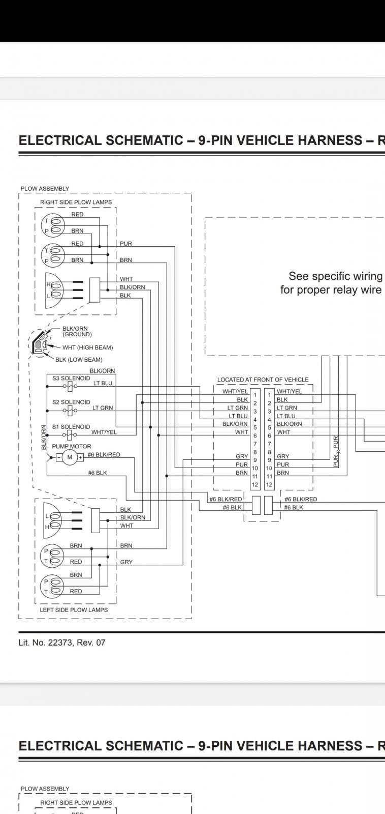 fisher 3 plug wiring diagram plow side