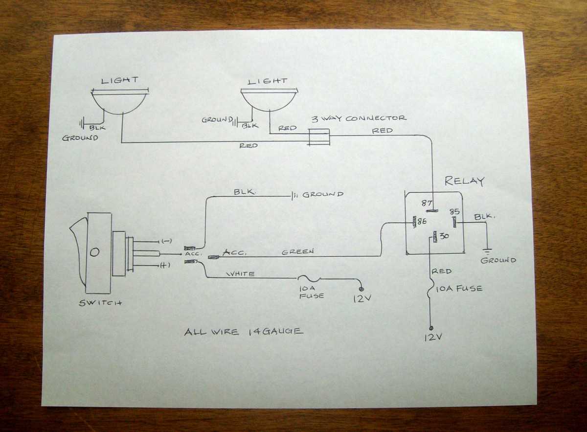 fog light wiring diagram without relay