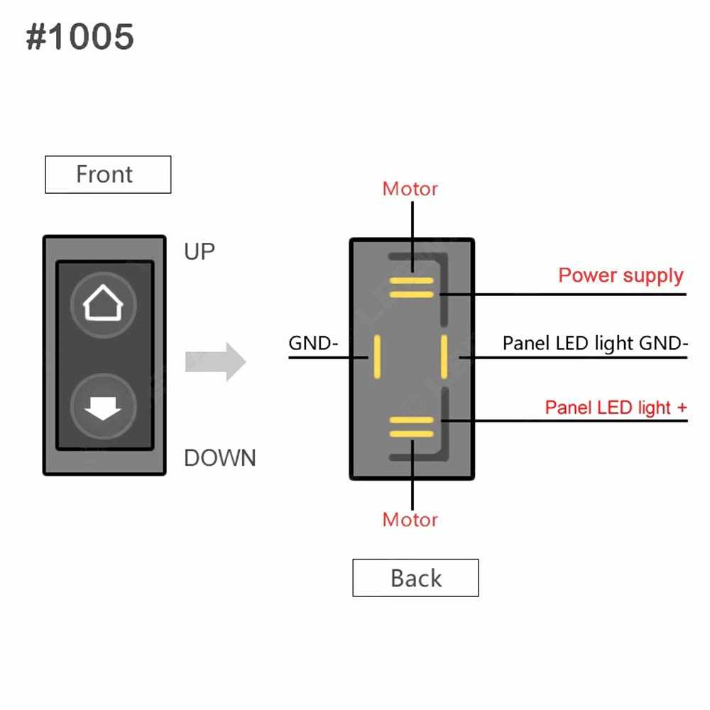 ford 6 pin power window switch wiring diagram