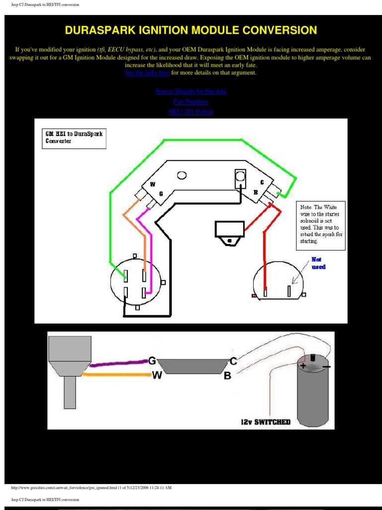 ford duraspark ignition module wiring diagram