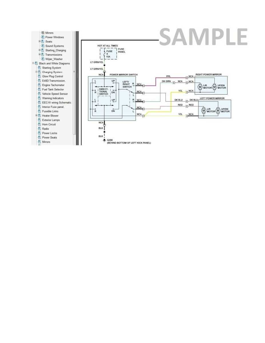 ford fuel tank selector switch wiring diagram