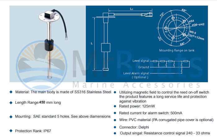 fuel gauge wiring diagram boat